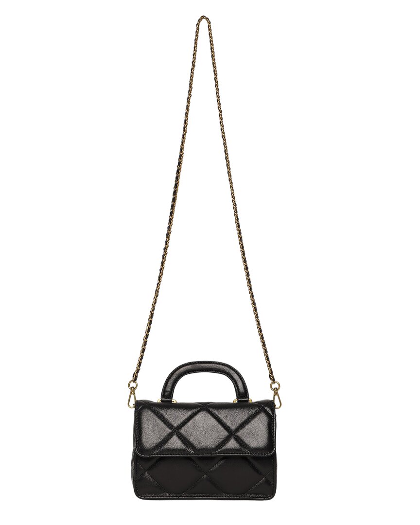 Genevieve Mini Leather Top Handle