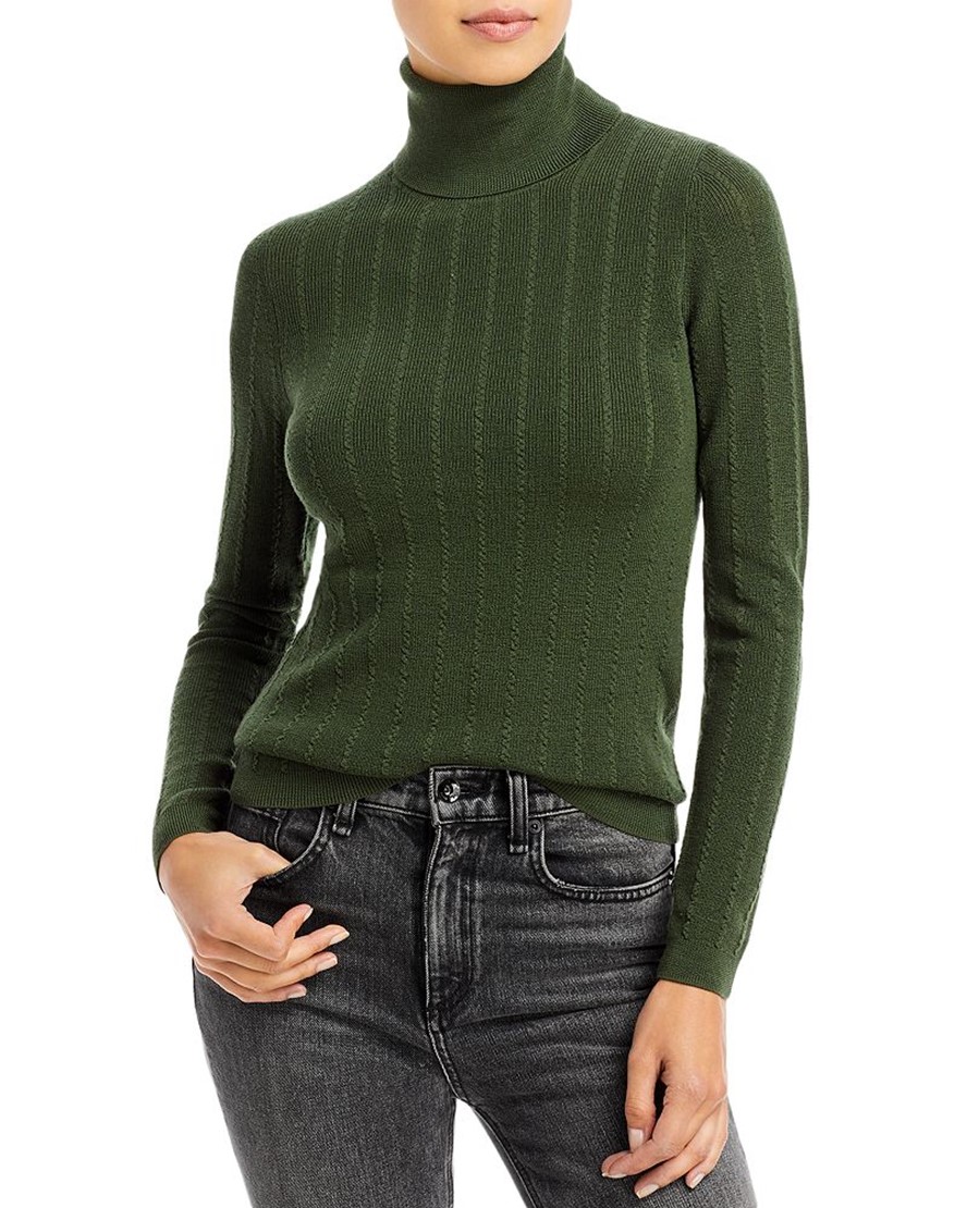 스웨터 마이크로 Sylvanie Micro Cable Turtleneck Sweater  4045992