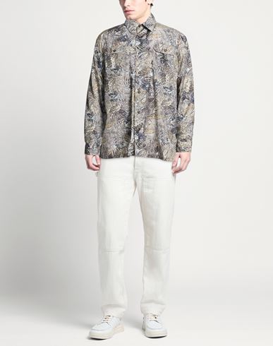 Man Shirt Grey Size M Polyamide