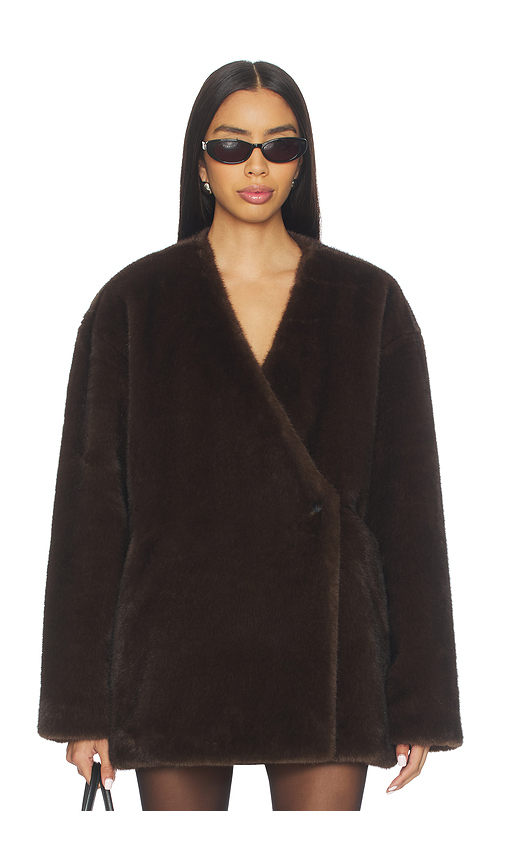 EAVES x Coco Dagna Jacket in Dark Brown. XS also in L, M, S