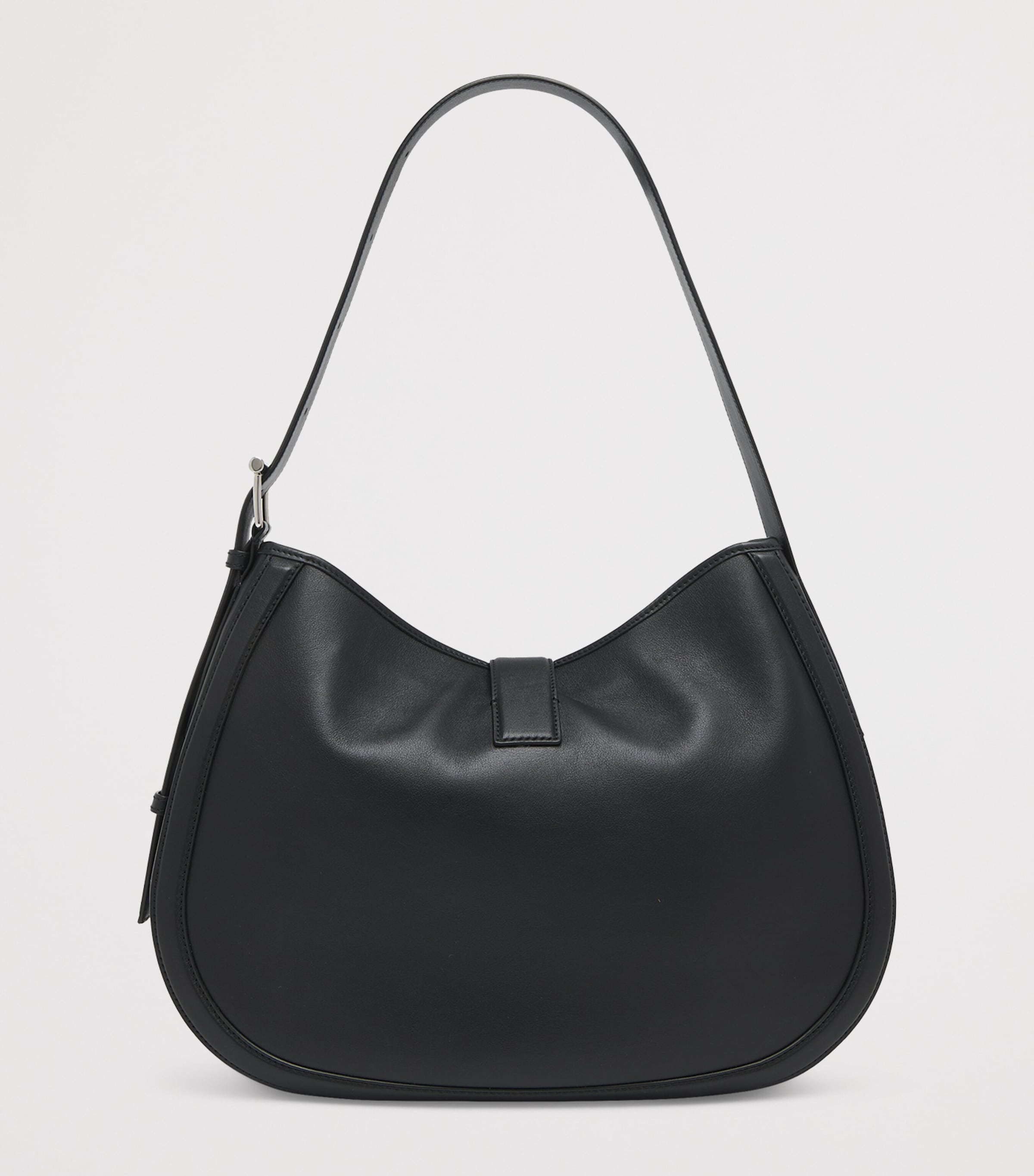 Leather T-Bar Shoulder Bag