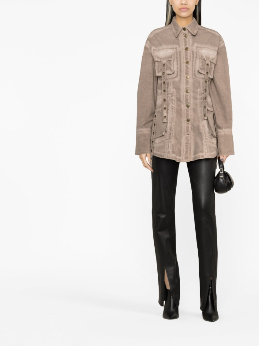 - Pocketed Denim Jacket