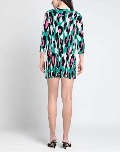 Woman Mini dress Green Size 6 Polyester, Elastane