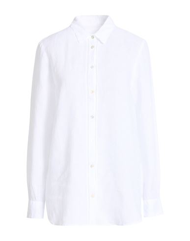 Woman Shirt White Size 12 Linen