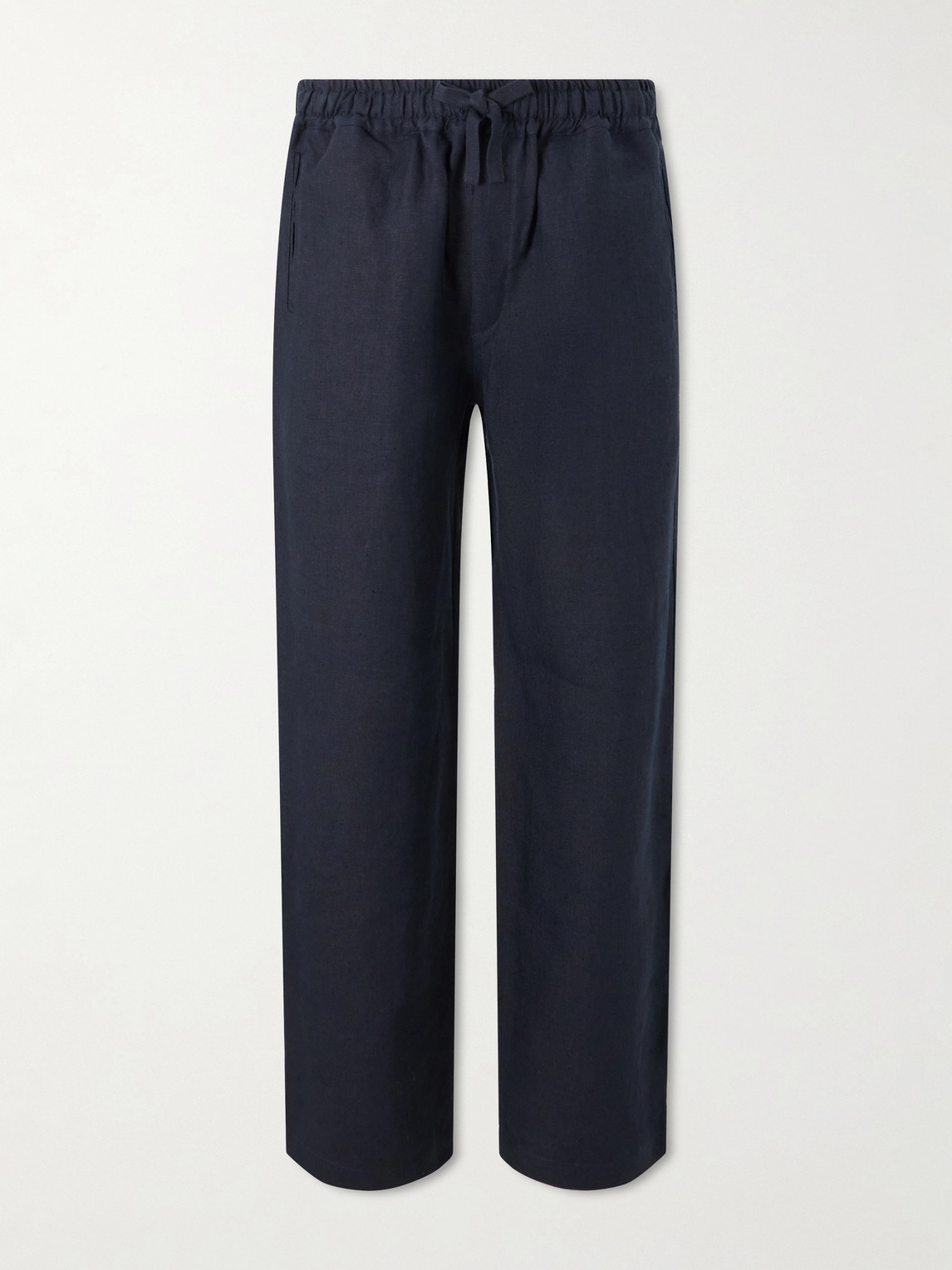 Straight-Leg Linen Trousers
