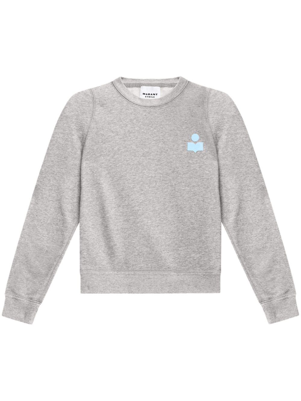 Prissa logo-print cotton sweatshirt - Black