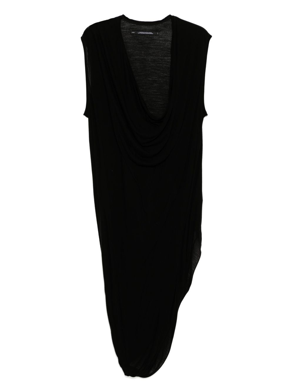 Julius draped tank top - Black