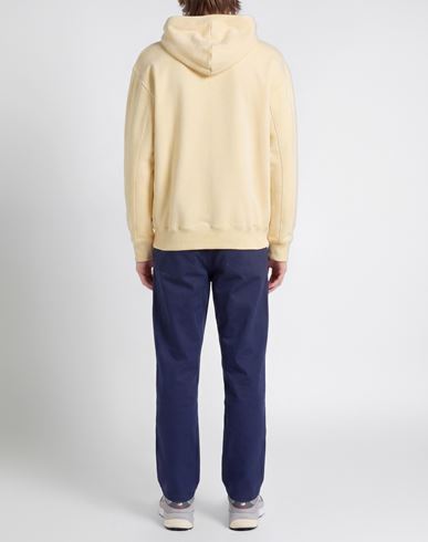 Man Sweatshirt Pastel yellow Size L Cotton