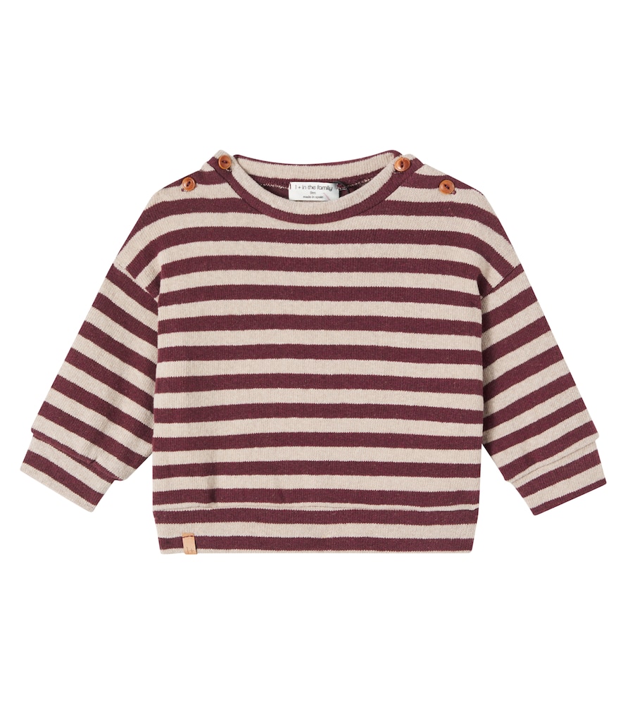 Baby Dirk striped cotton-blend sweater