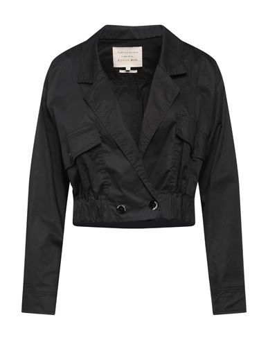 Woman Jacket Black Size 6 Cotton
