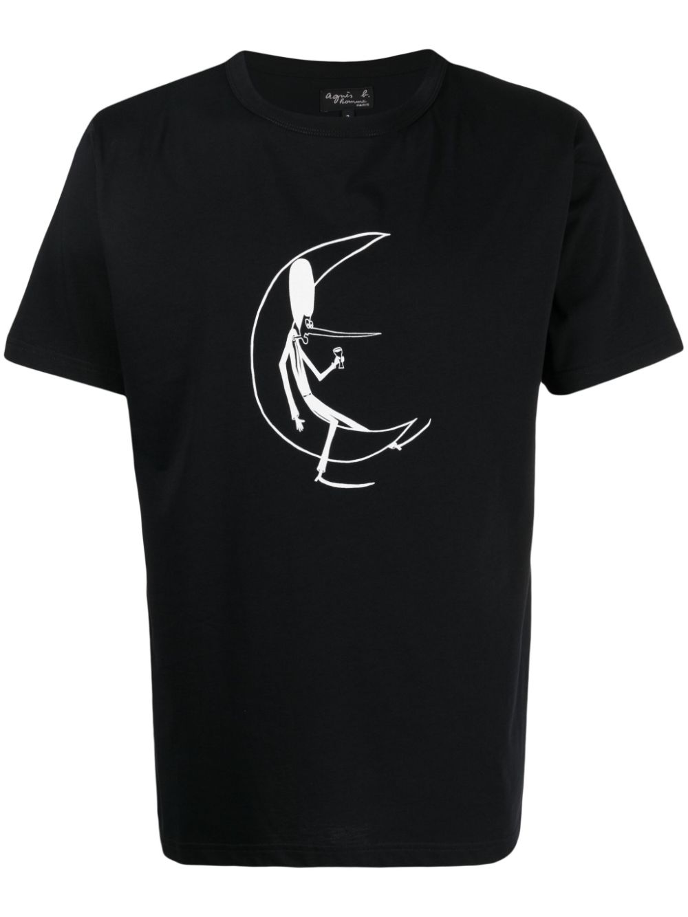 Emmanuel Hubaut artwork cotton T-shirt - Black