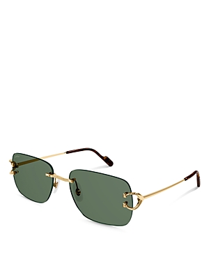 Signature C 24k Gold Plated Rimless Sunglasses