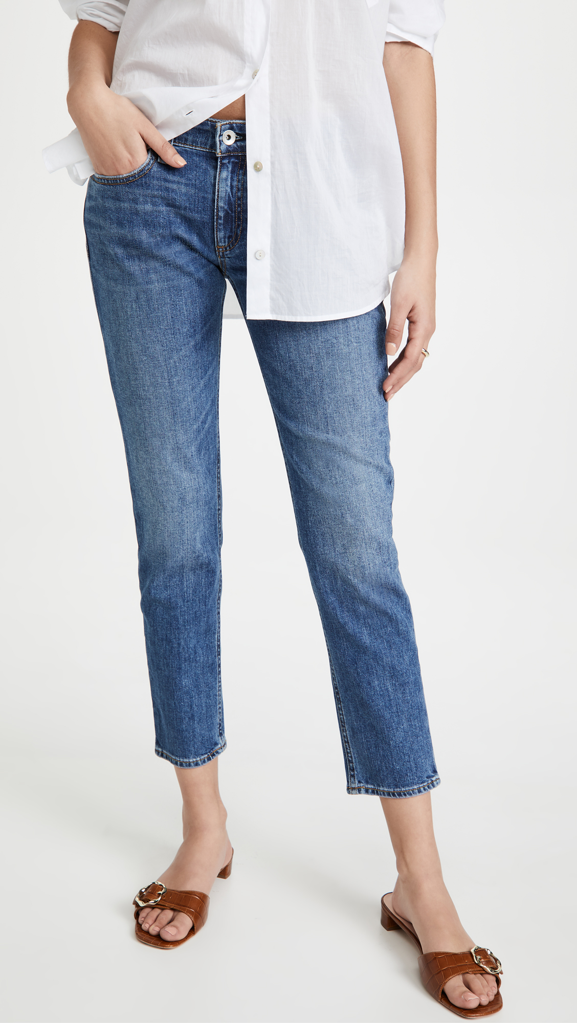 Dre Low Rise Slim Boyfriend Jeans
