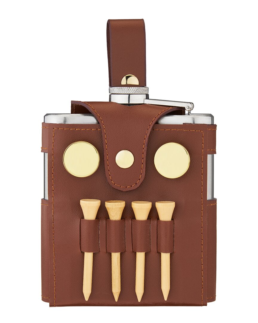 True Golfer'S Flask And Accessory Set