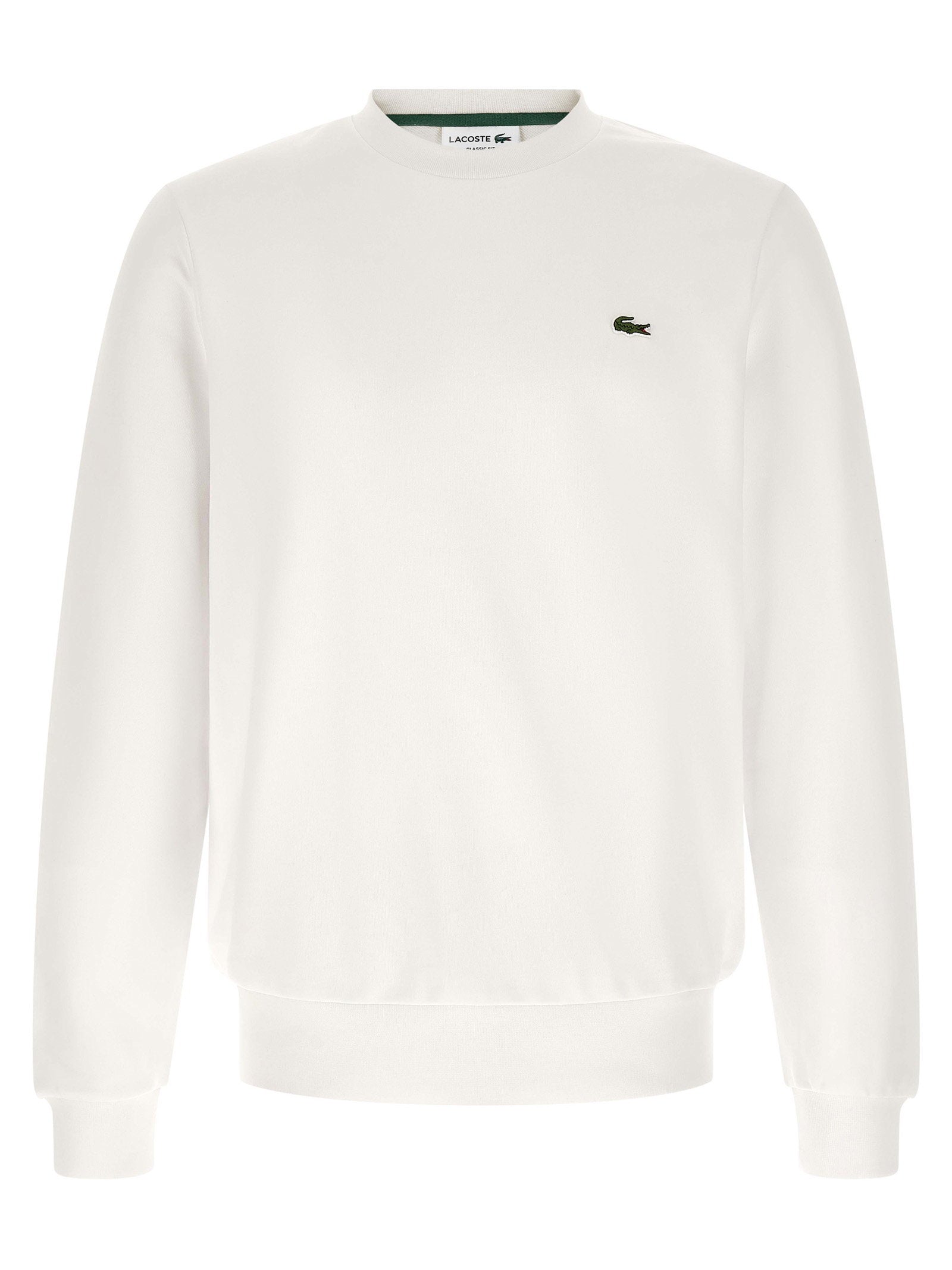 Embroidered Logo Sweatshirt — White