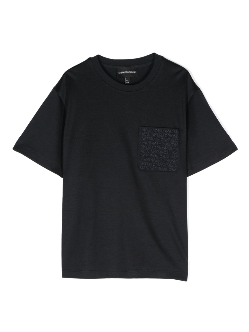 Logo-embroidered T-shirt - Blue