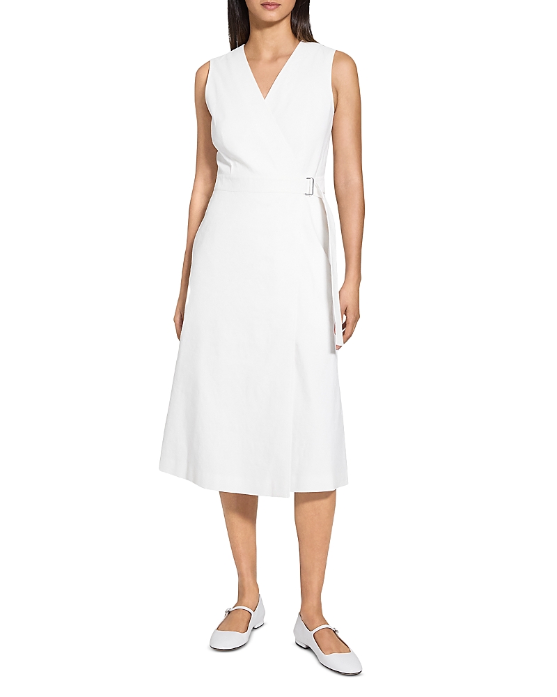 Buckled Wrap Dress