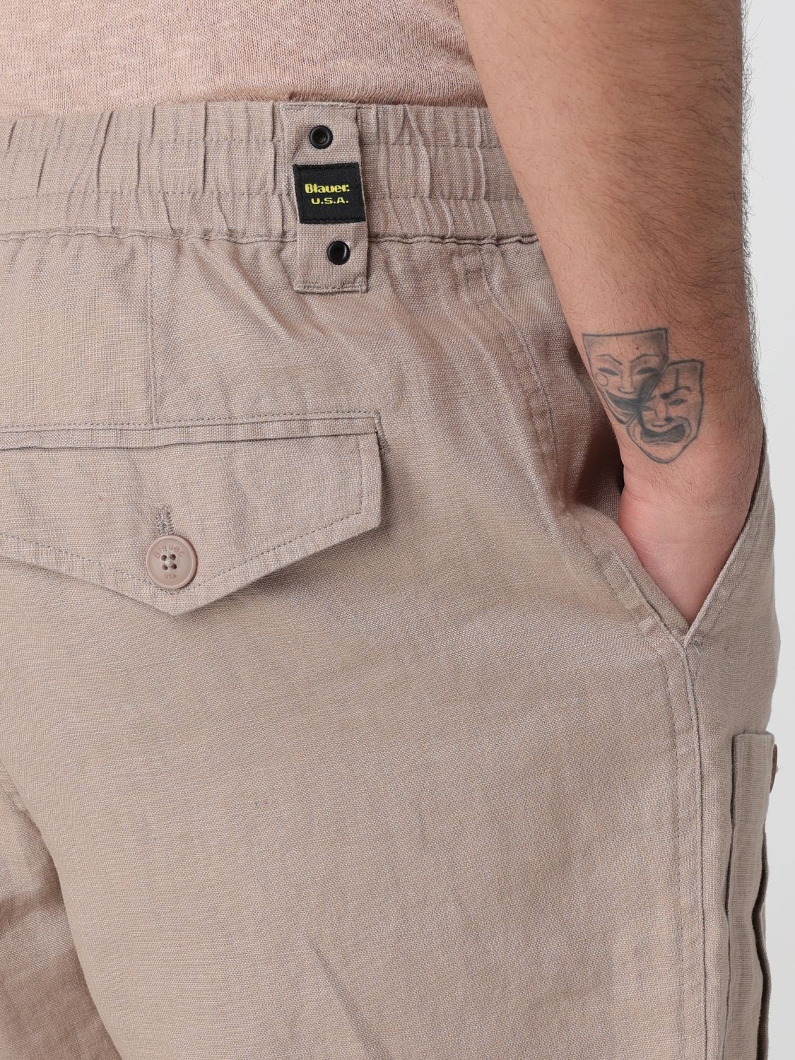 Shorts Men color Beige