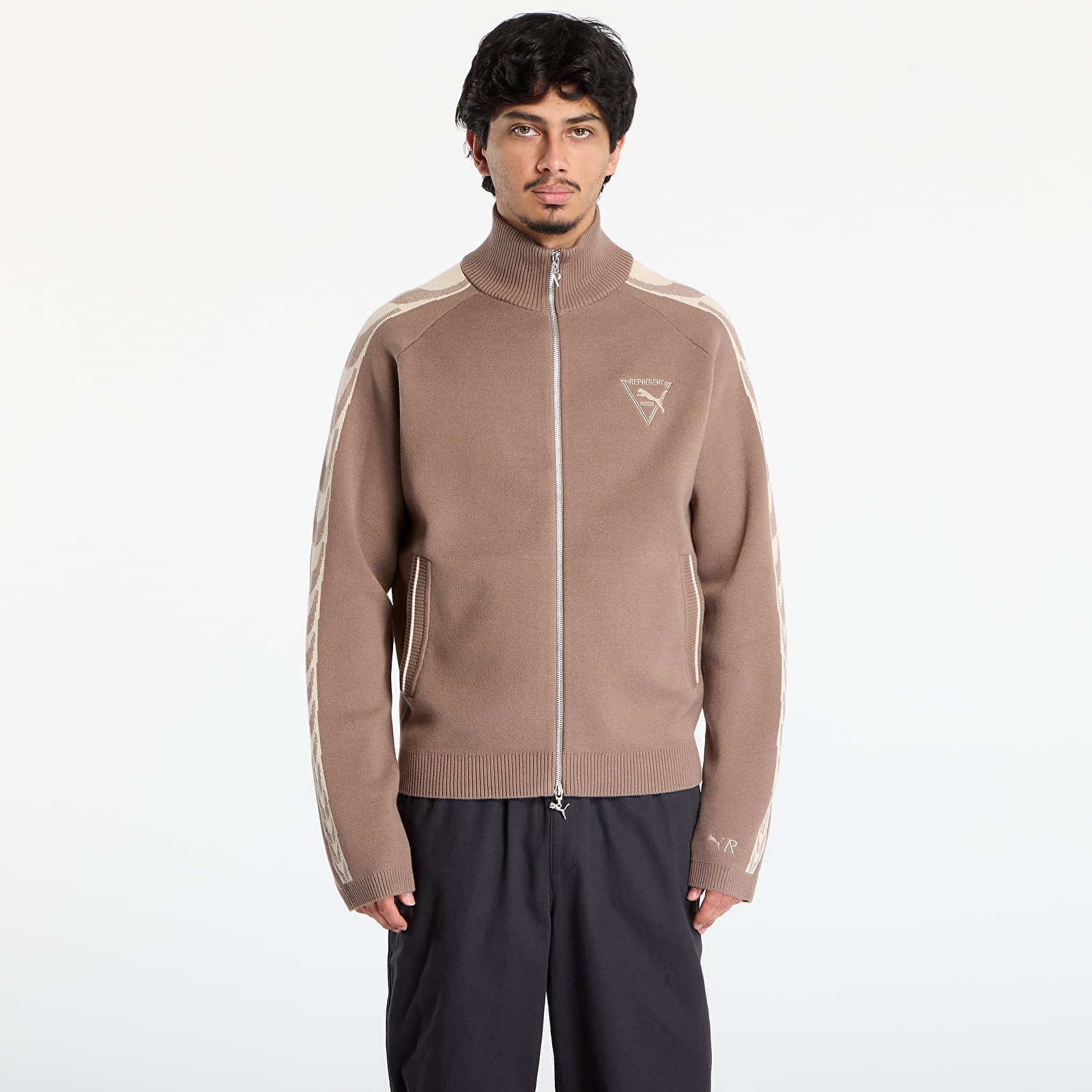Jacket Puma x REPRESENT T7 Knit Jacket Pine Bark