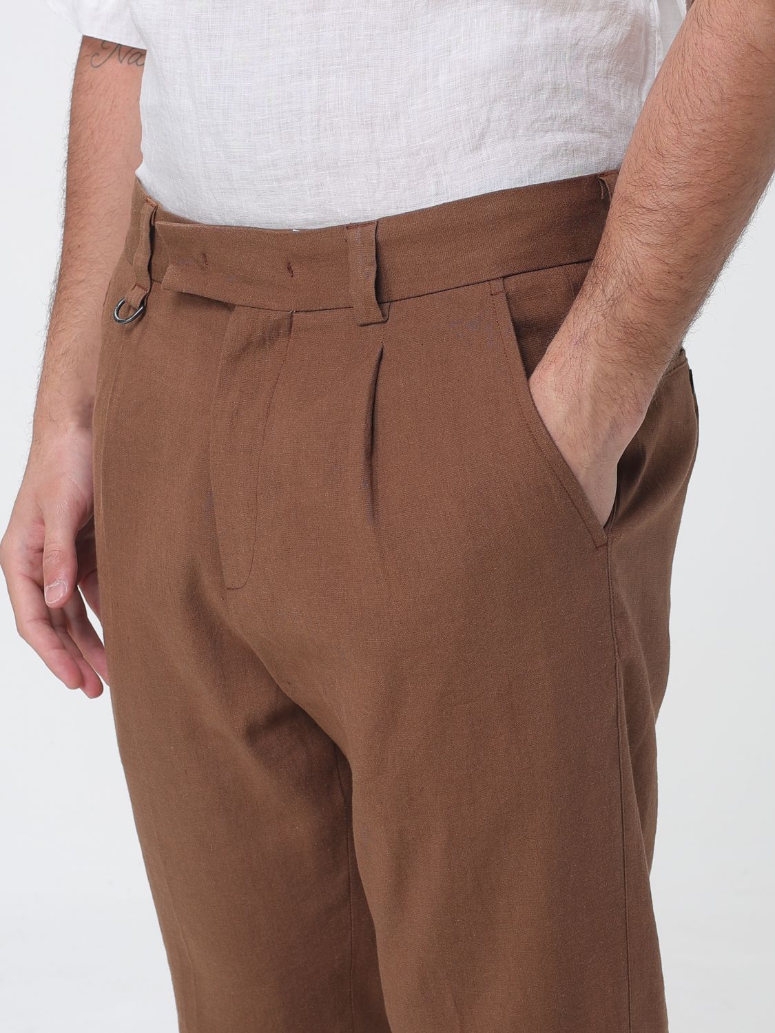 Pants Men color Brown