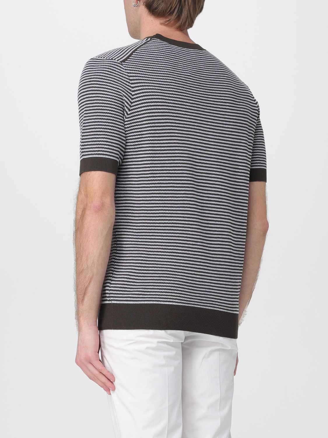 Polo Shirt Men color Coffee