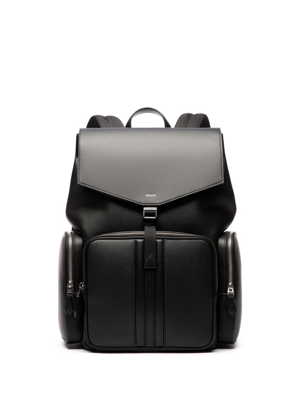 Mythos recycled leather backpack - Black