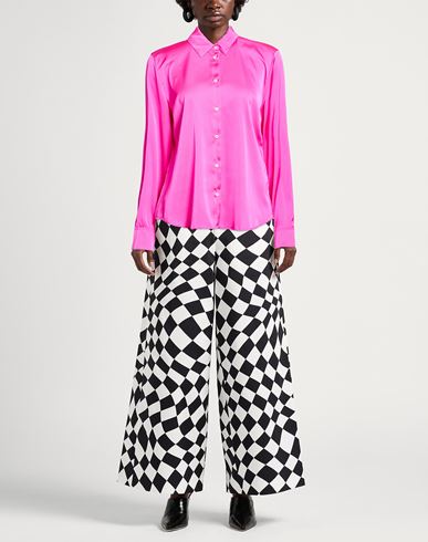 Woman Shirt Fuchsia Size 8 Polyester, Elastane
