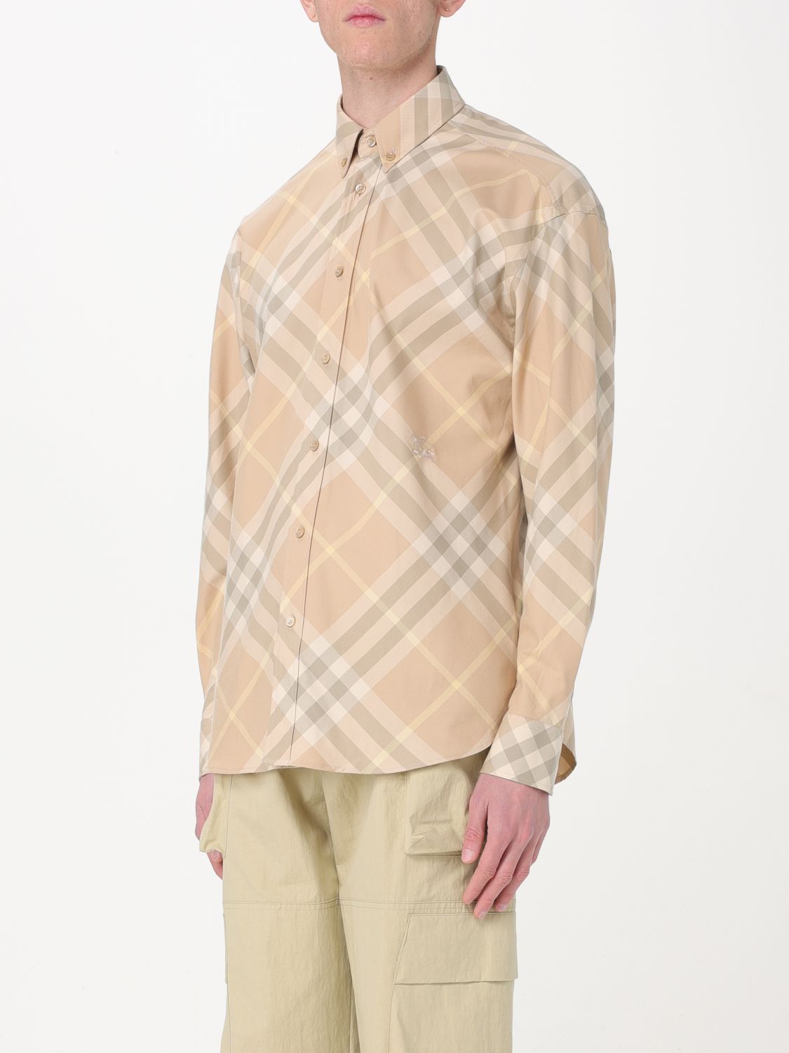 Shirt Men color Beige