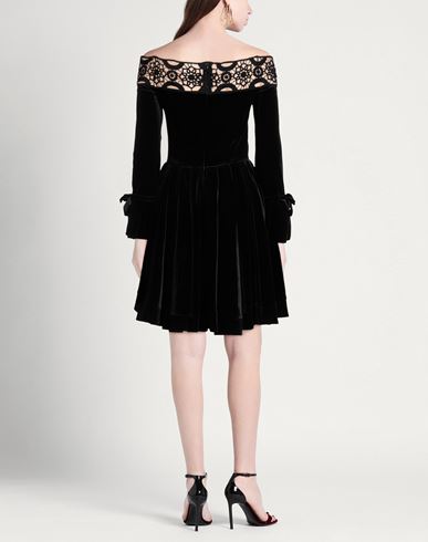 Woman Mini dress Black Size 8 Polyamide, Elastane