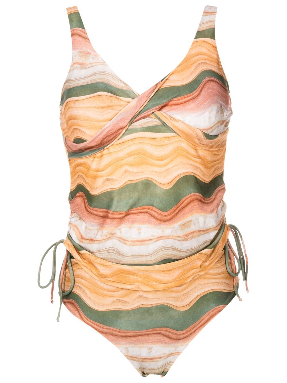 Bruma printed tankini - Brown