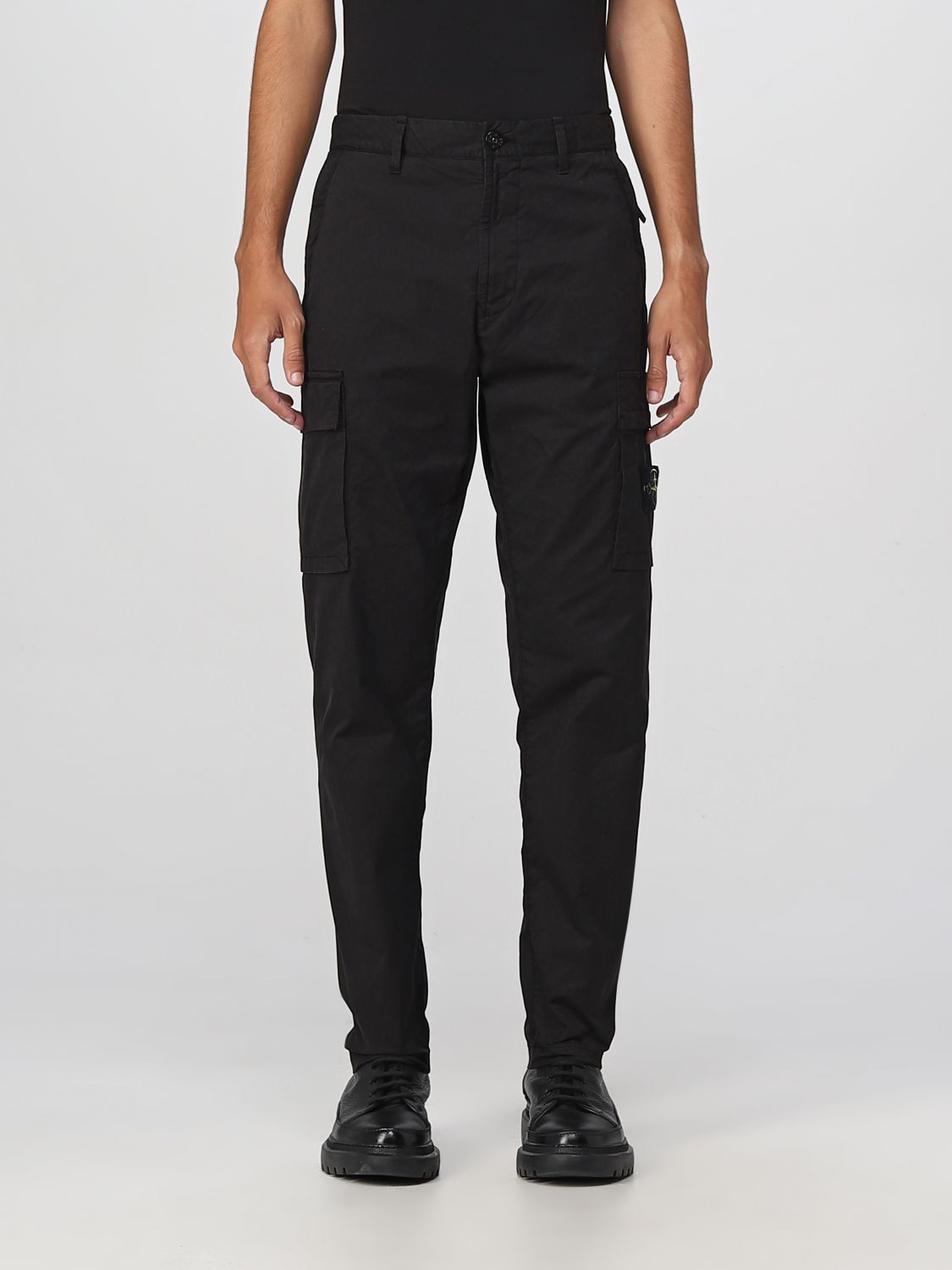 Pants Men color Black