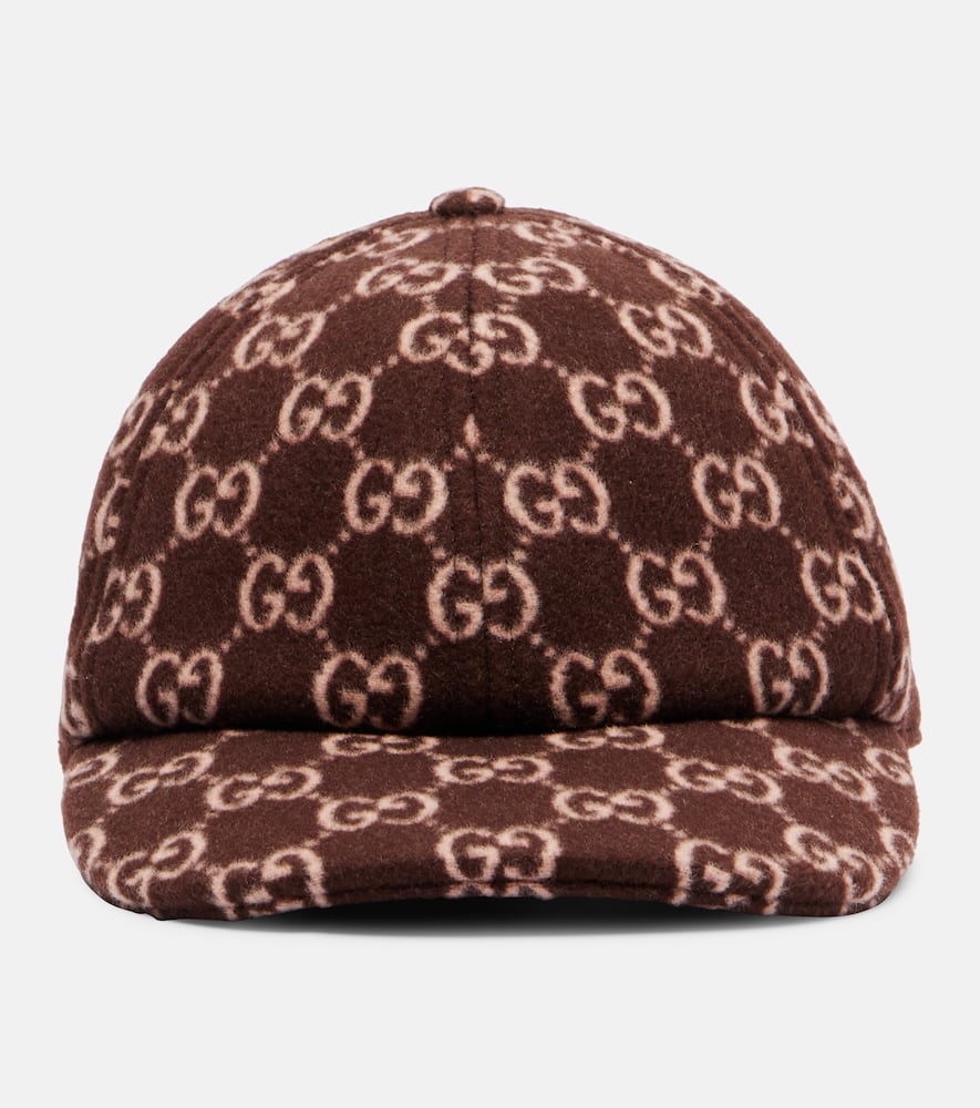 GG Canvas wool baseball cap
