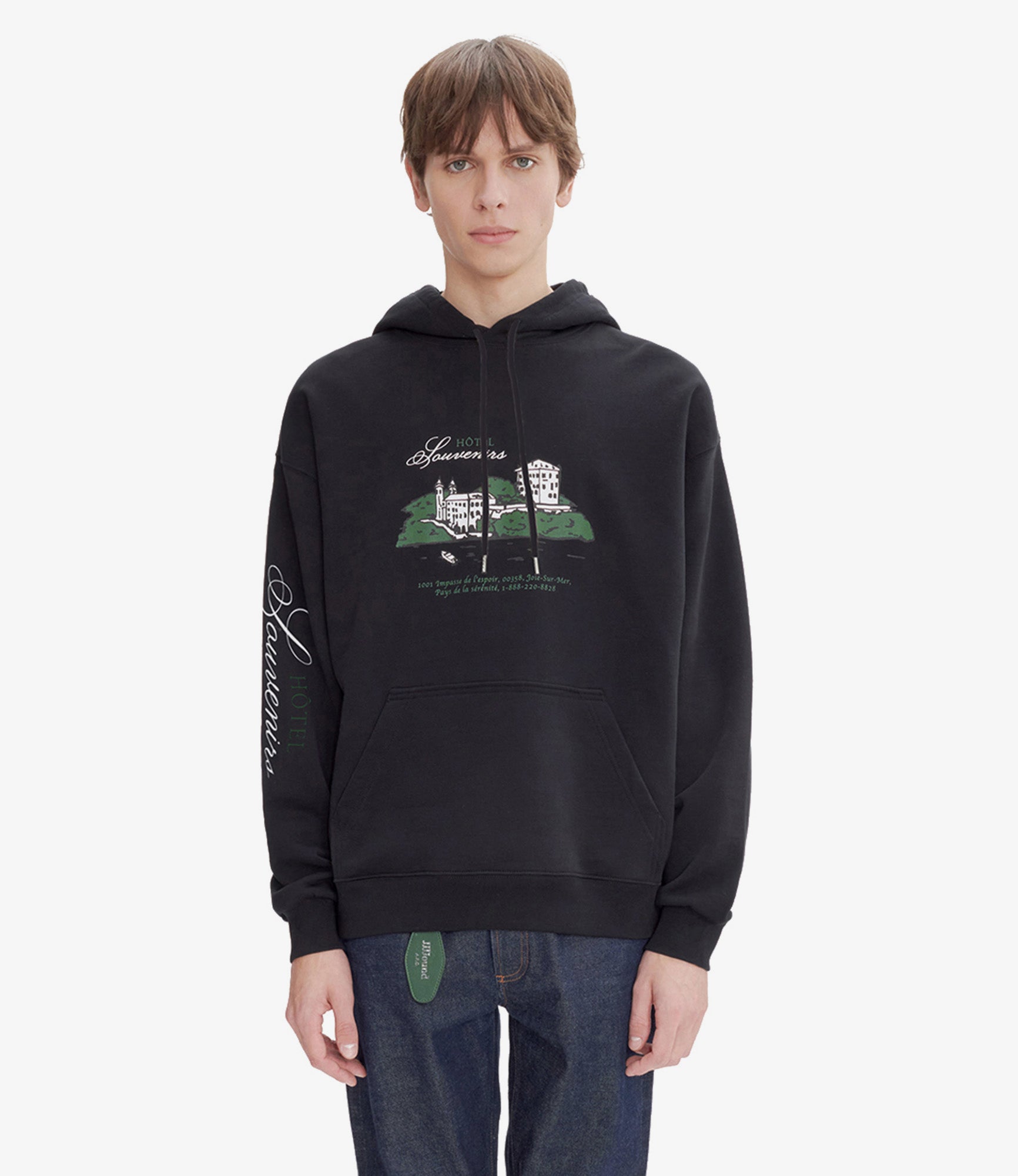 Hotel JJJJound hoodie (M) Black