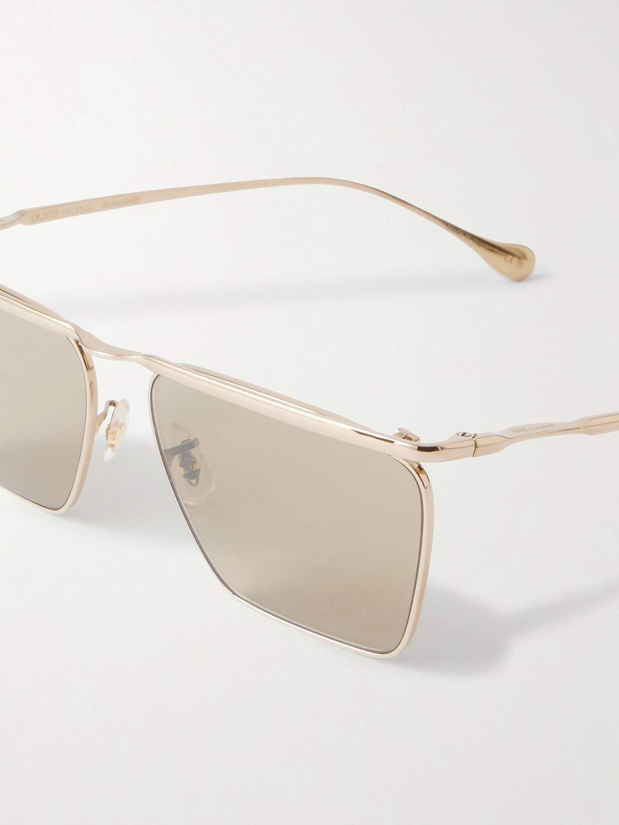 + Jil Sander Aviator-style Gold-toned Sunglasses - One size