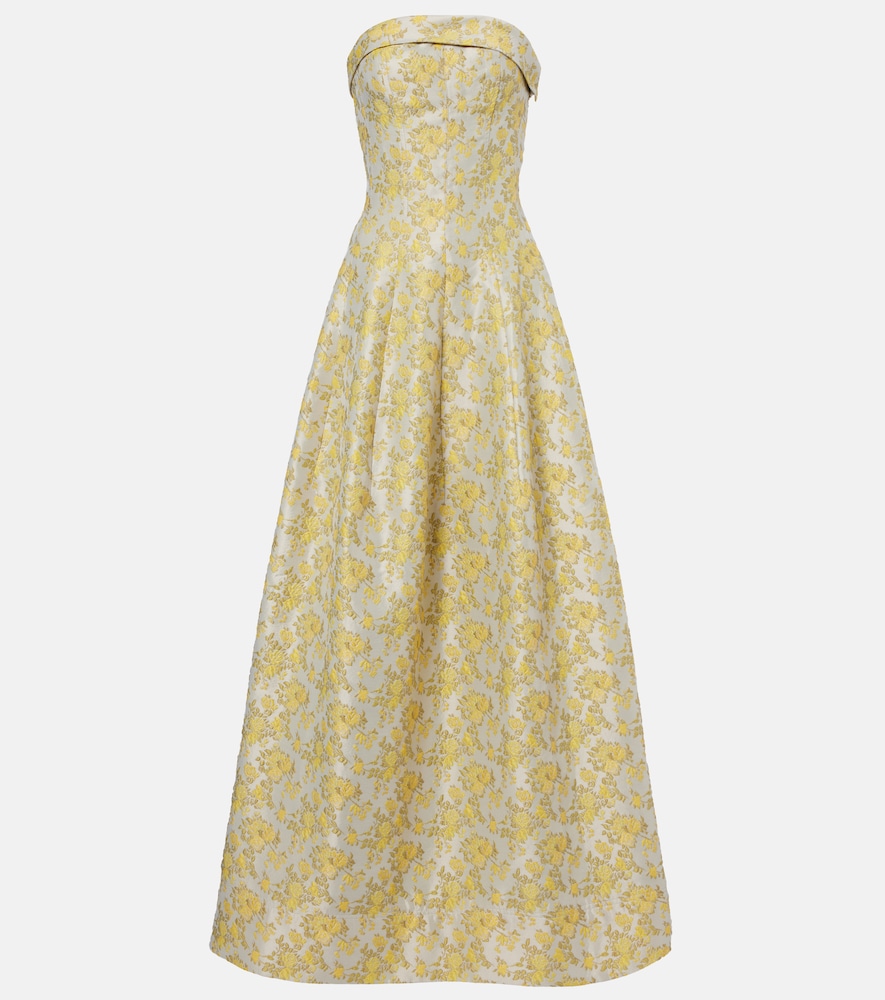 Octavia jacquard gown