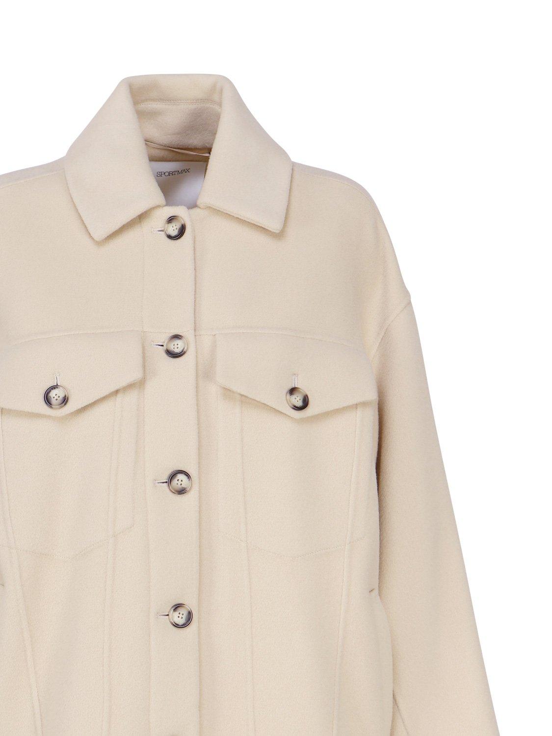 Buttoned Long-Sleeved Jacket