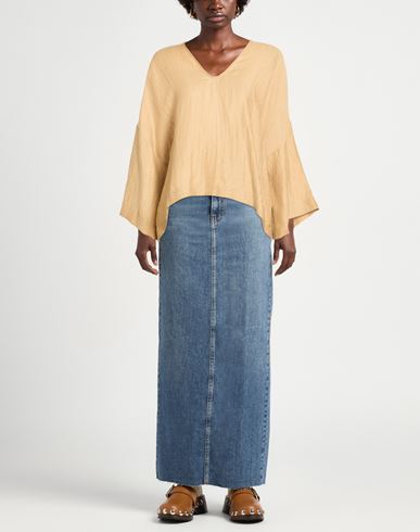 Woman Top Sand Size 10 Linen, Nylon