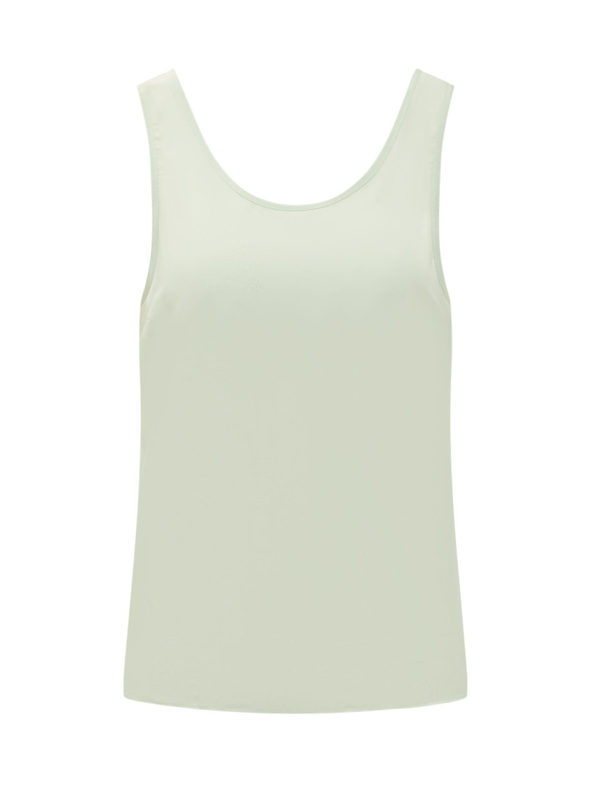 Light Green Scoop Neck Top