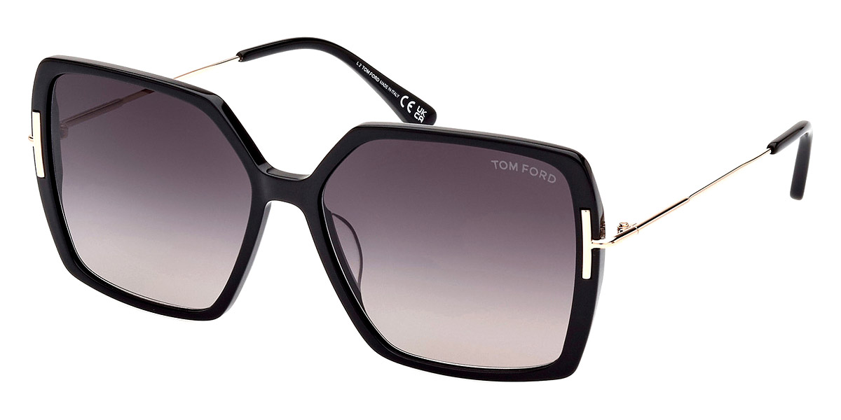 Joanna Smoke Gradient Butterfly Ladies Sunglasses FT1039