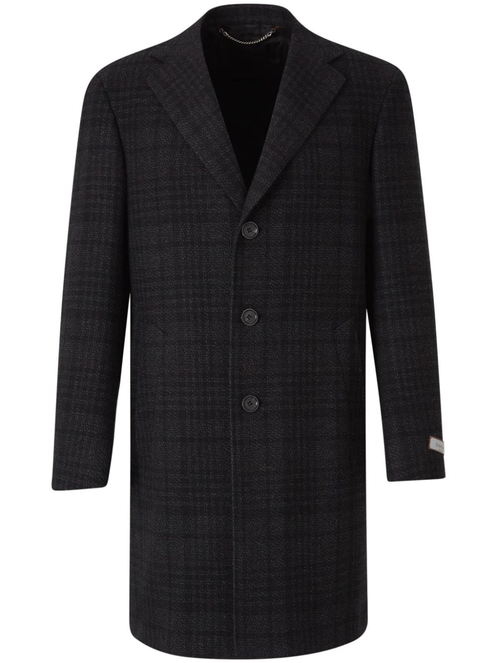 Checked coat - Grey