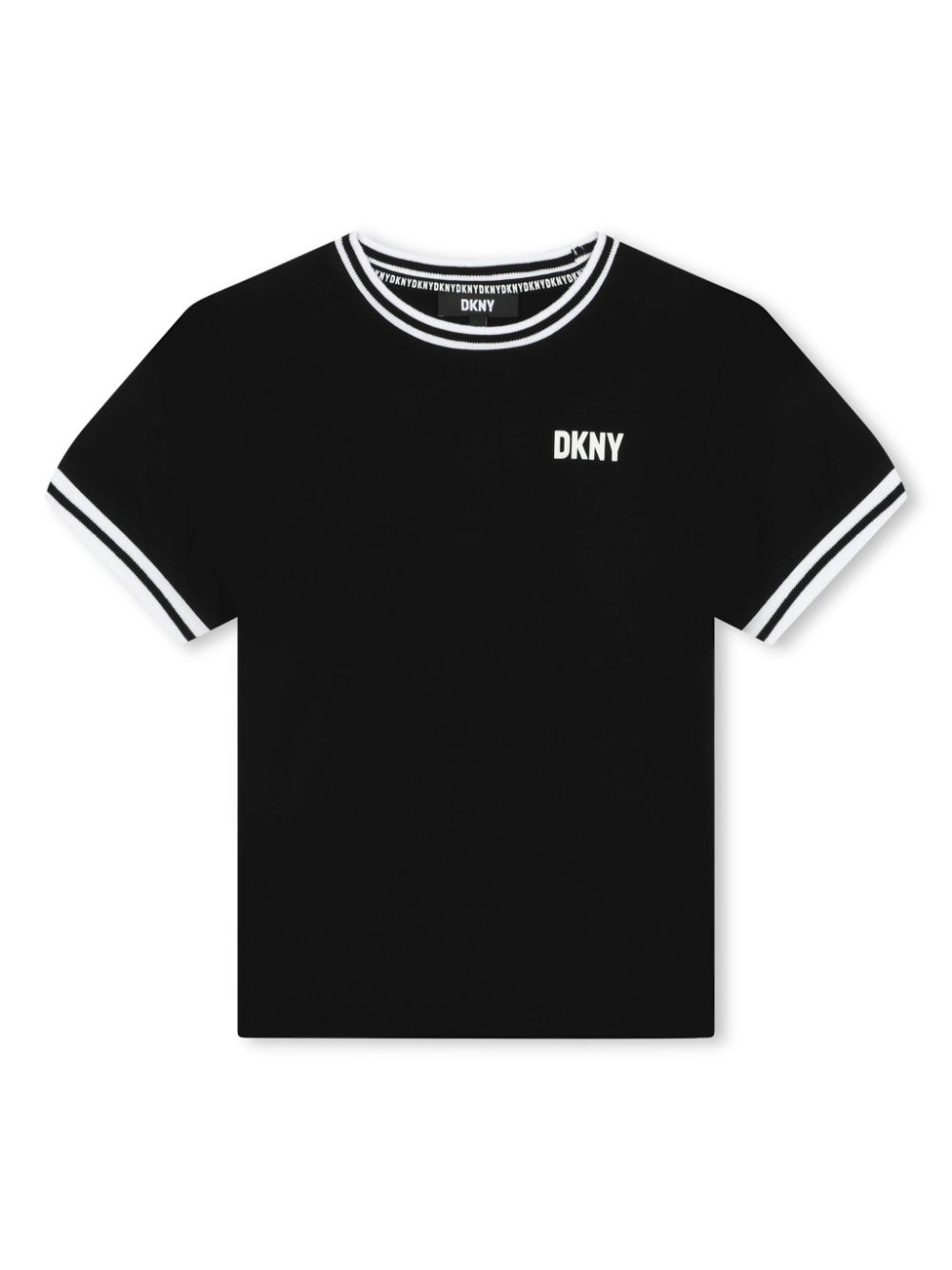 Logo-print organic-cotton T-shirt - Black