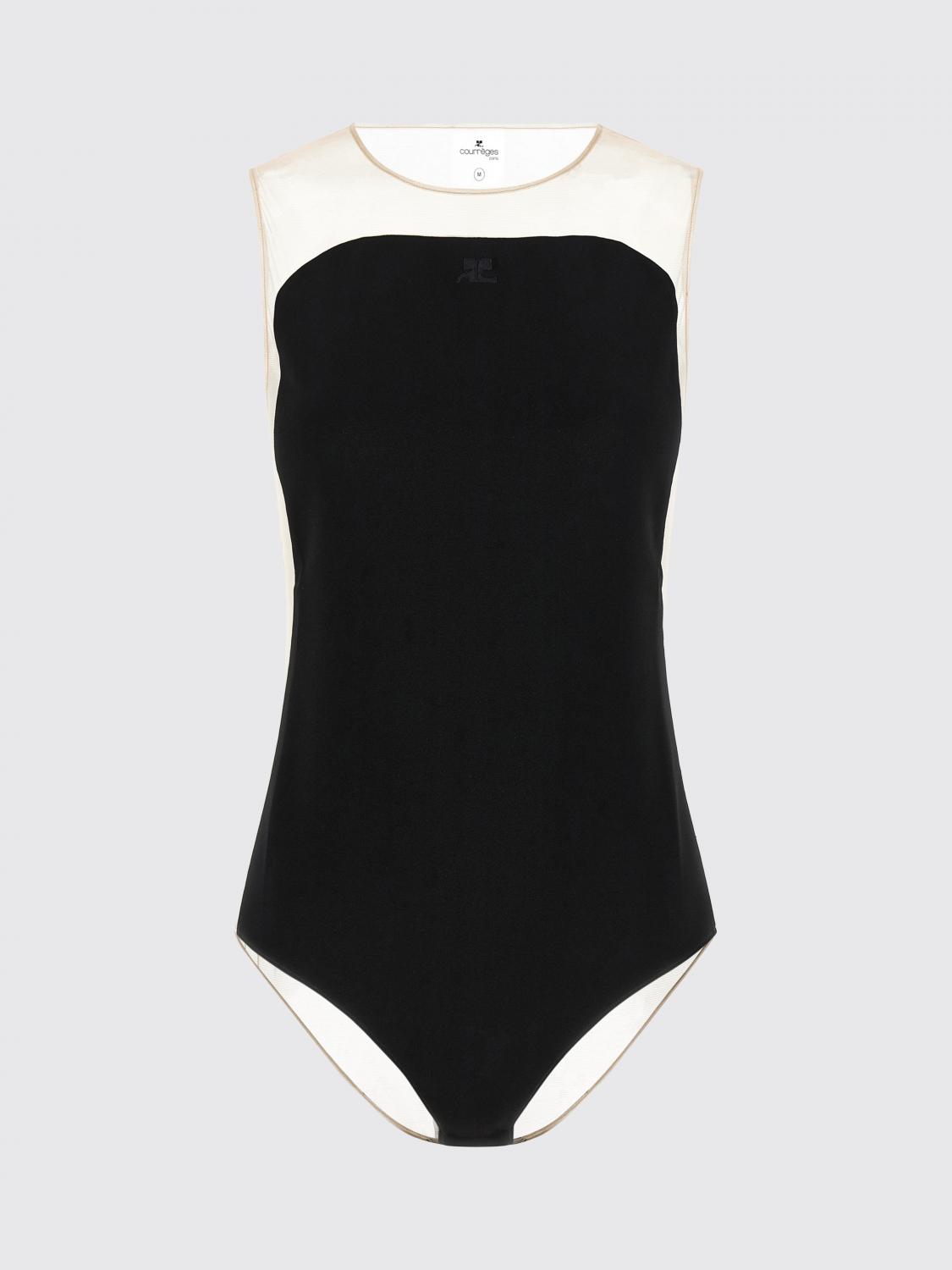 COURRÈGES Top Woman color Black