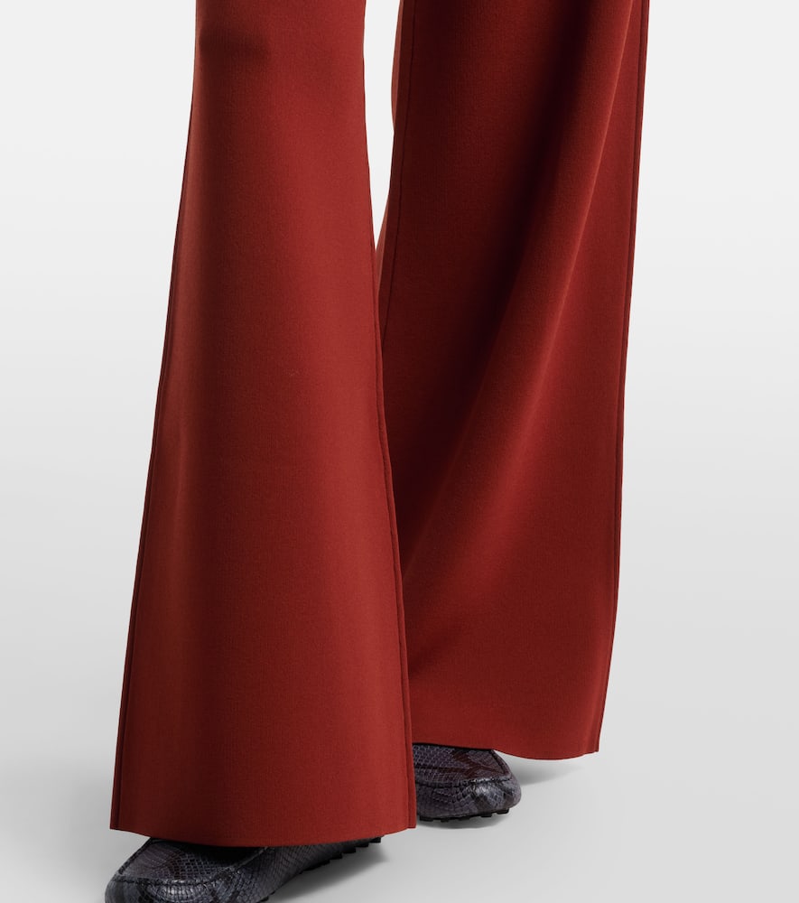Jersey wide-leg pants