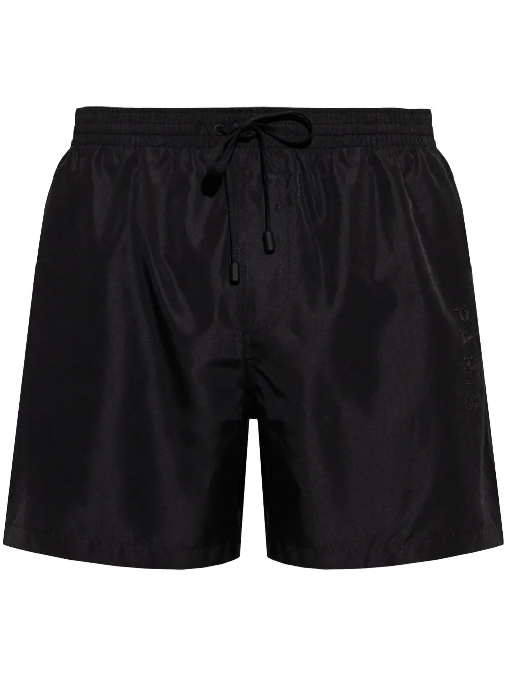 Logo-Appliqué Swim Shorts — Black