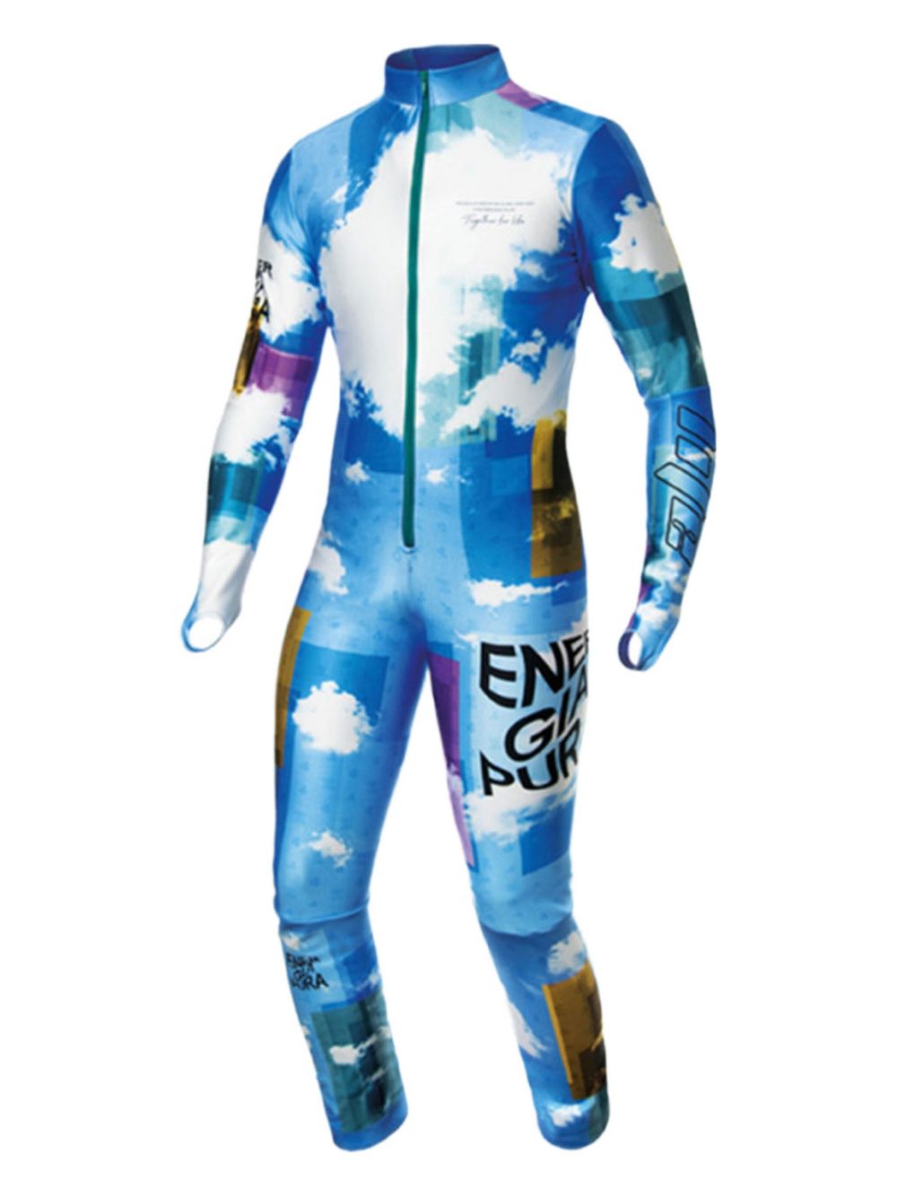 ENERGIA PURA sky-print performance jumpsuit - Blue