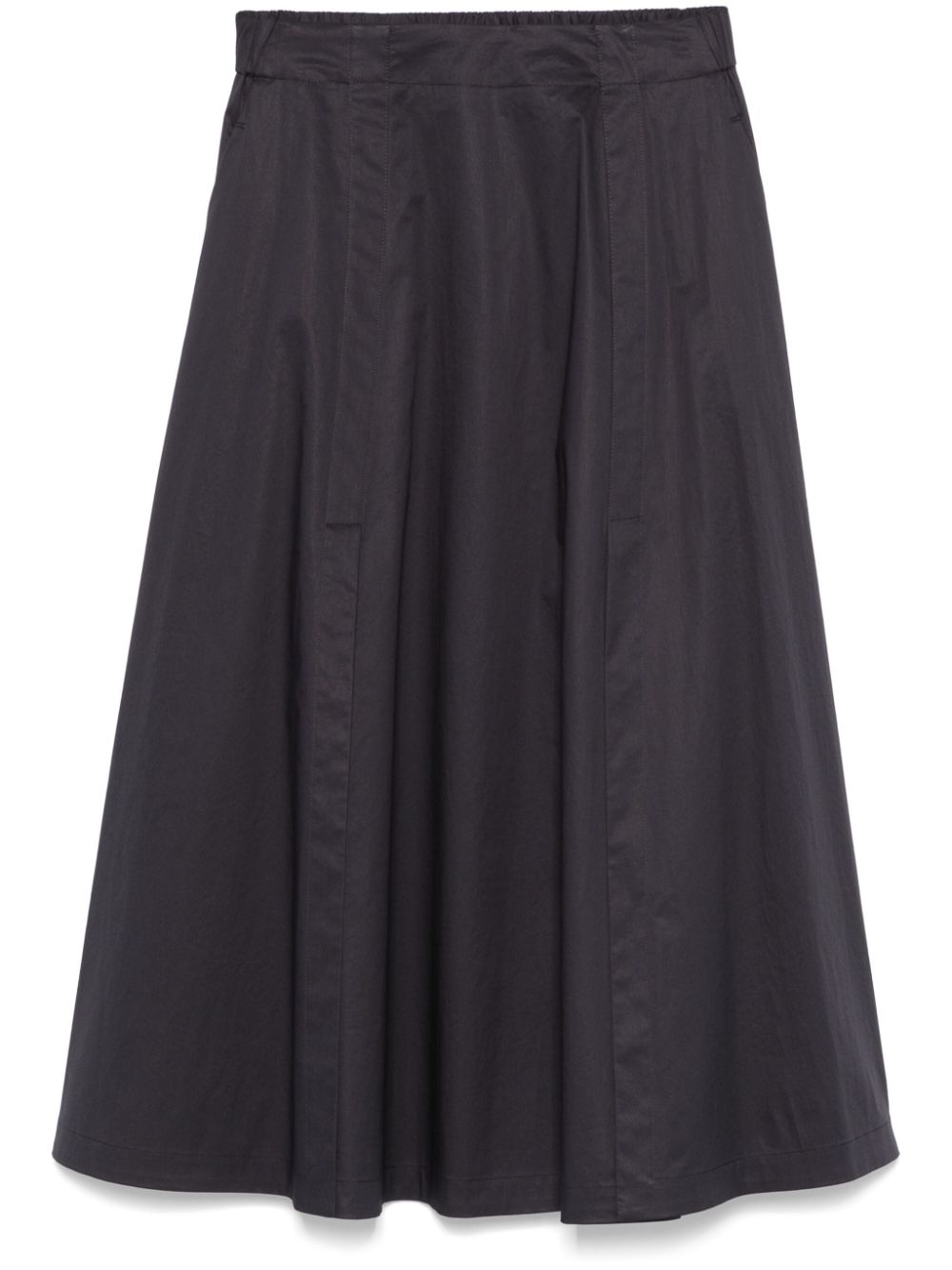 A-line midi skirt - Neutrals
