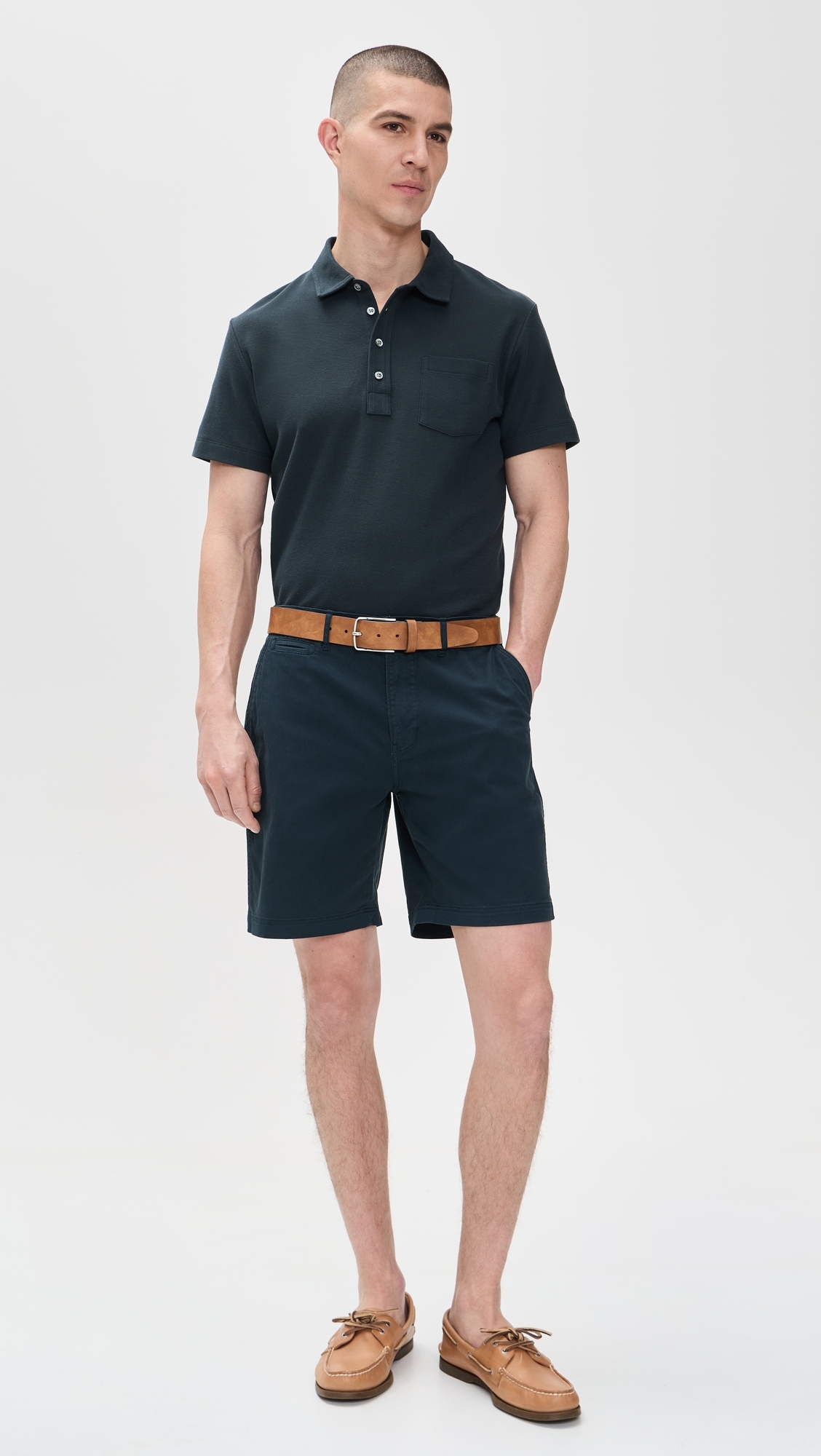 Chino Shorts Carbon Blue