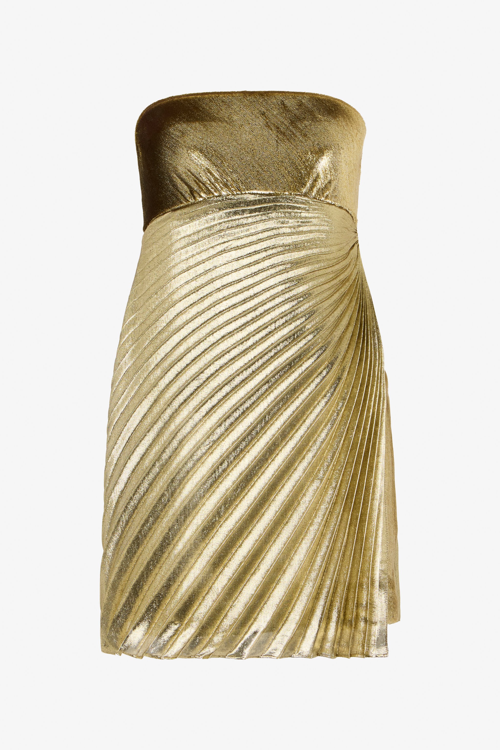Gold Mini Dress