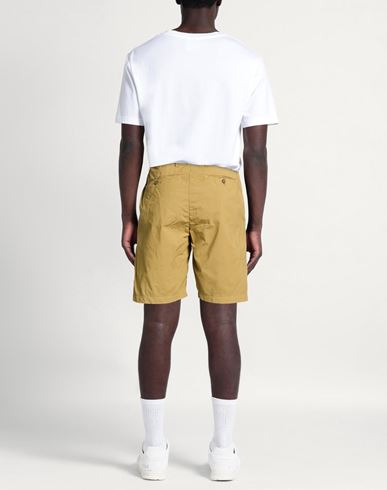 Man Shorts & Bermuda Shorts Khaki Size 28 Cotton, Elastane