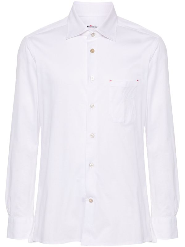 Jersey Cotton Shirt — White